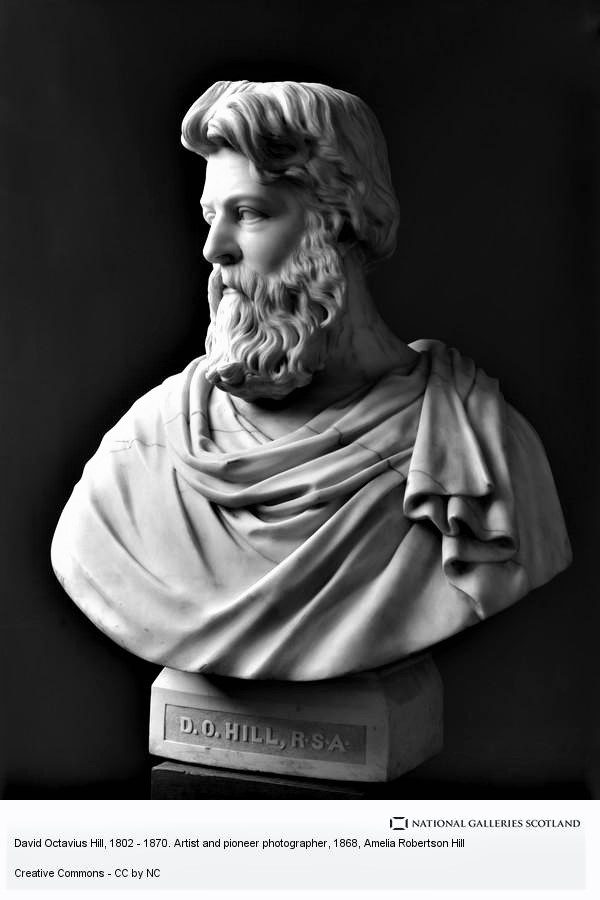 Bust of David Octavius Hill, by his wife Amelia Hill. - Courtesy of National Galleries of Scotland