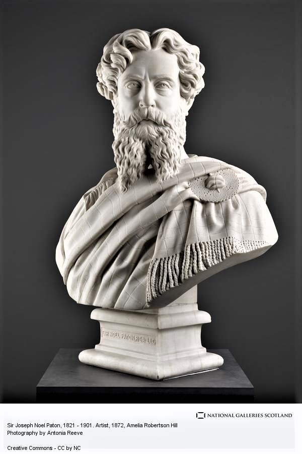 Bust of Sir Joseph Noel Paton, by his sister Amelia Hill - Courtesy of National Galleries of Scotland